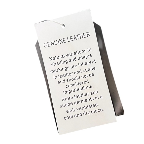 Vintage Clio Leather Women's Sz. 10 Black Leather Side Zip Straight Leg Pants - Picture 9 of 13